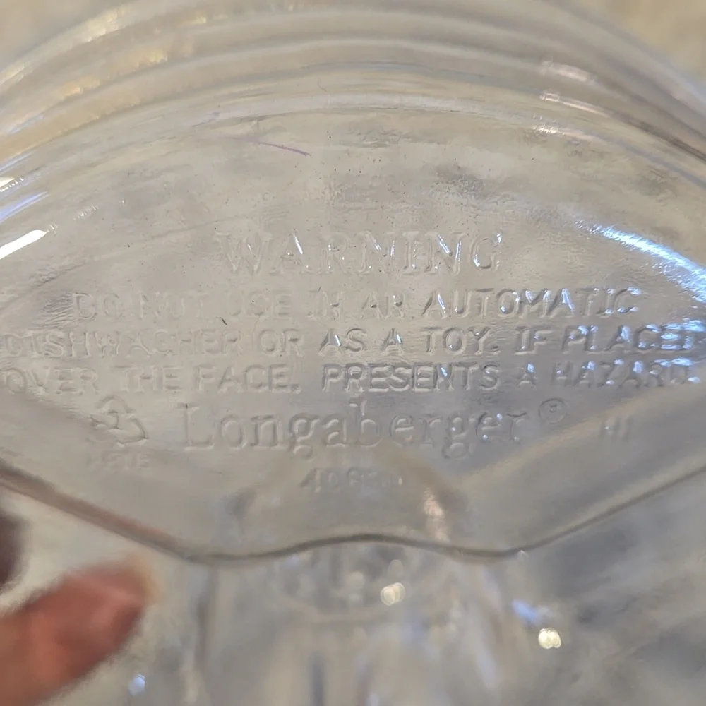 Longaberger Small Round Divide It Up Plastic Liner